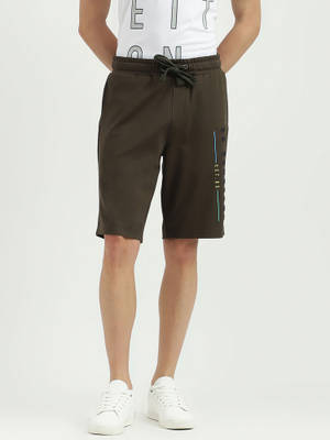 Short Fille United Colors Of Benetton - Coton, Coupe Ample, Taille élastique Avec Cordon, Poches