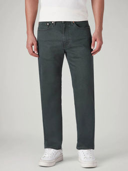 Levi's - Men Charcoal Solid/Plain Cotton Jeans