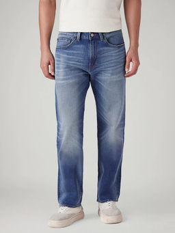 Levi's - Men Blue Solid/Plain Cotton Jeans