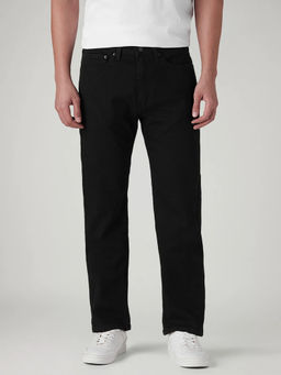 Levi's - Men Black Solid/Plain Cotton Jeans