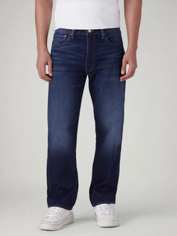 Levi's - Men Blue Solid/Plain Cotton Jeans
