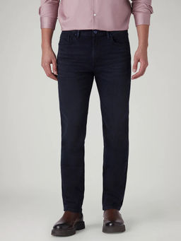 Levi's - Men Navy Blue Solid/Plain Tencel Blend Jeans