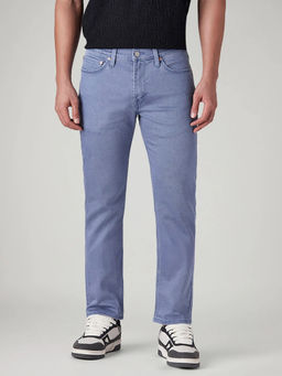 Levi's - Men Blue Solid/Plain Cotton Jeans