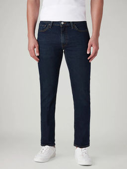 Levi's - Men Blue Solid/Plain Cotton Jeans