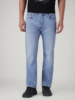 Levi's - Men Blue Solid/Plain Cotton Jeans
