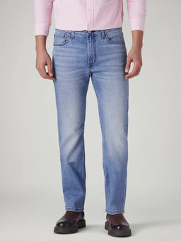 Levi's - Men Blue Solid/Plain Cotton Jeans