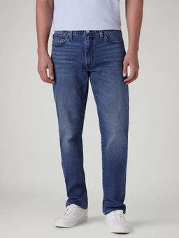 Levi's - Men Blue Solid/Plain Cotton Jeans