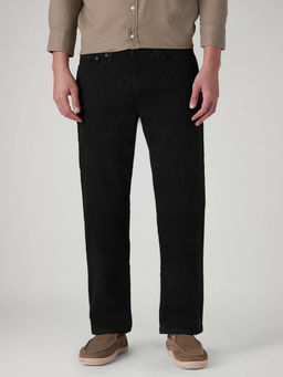 Levi's - Men Black Solid/Plain Cotton Jeans