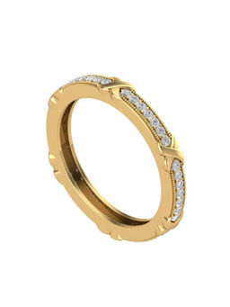Raf The Label - Fine Jewellery 14k Gold X Diamond Stack Ring