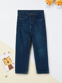 max - Boys Stonewashed Slim Fit Jeans