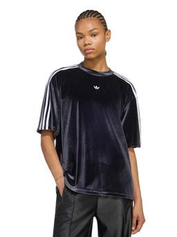 adidas - Women Black Ruched and Bow Short Sleeves T-Shirt