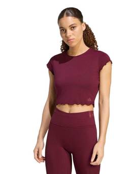 adidas - Women Maroon Motion Training T-Shirt
