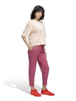 adidas - Women Peach Bold Logo Single Jersey Boyfriend T-Shirt