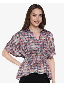 RAREISM - Copo Dark Multi-Color Print Regular Top