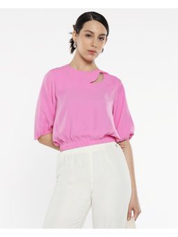 RAREISM - Dionysus Pink Solid Regular Top
