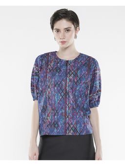 RAREISM - Forli Blue Print Regular Top
