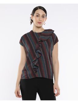 RAREISM - Gingan Multi-Color Print Regular Top