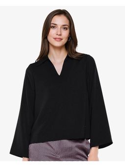 RAREISM - Klamma Black Solid Regular Top