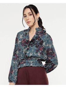 RAREISM - Mugla Multi-Color Print Regular Top