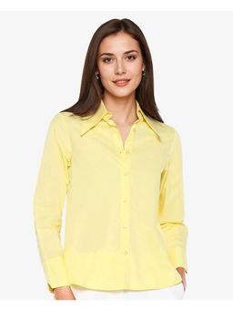 RAREISM - Nuda Yellow Solid Regular Shirt