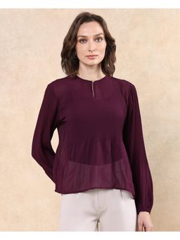 RAREISM - Ordu Purple Solid Regular Top