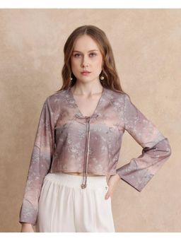 RAREISM - Poulop Dusky Multi-Color Print Regular Top