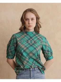 RAREISM - Vante Green Print Regular Top