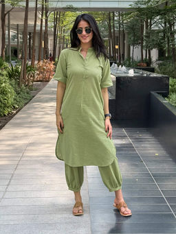SURMA - Butter Toast Co Ord Sets in Sage Green