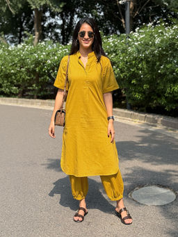 SURMA - Butter Toast Co Ord Sets in Mustard