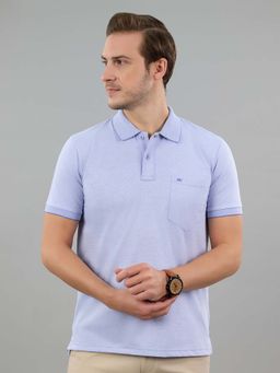 Monte Carlo - Blue Polo Collar Half Sleeve Tshirt