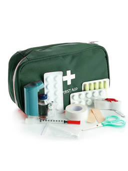 Cortina - Nylon First Aid Bag Green