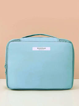 Cortina - Nylon Makeup Accessories Storage Bags Blue