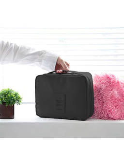 Cortina - Nylon Makeup Accessories Storage Bags Blue