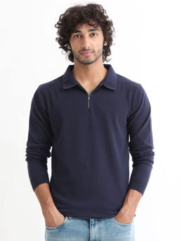 Rare Rabbit - Griffin Primary Navy Blue Sweater