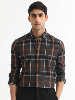 Rare Rabbit - Keller Primary Black Casual Shirt