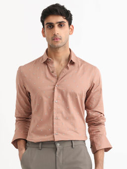 Rare Rabbit - Mitta Primary Pink Casual Shirt