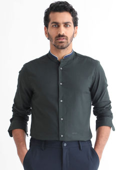 Rare Rabbit - Tehran Dark Green Casual Shirt