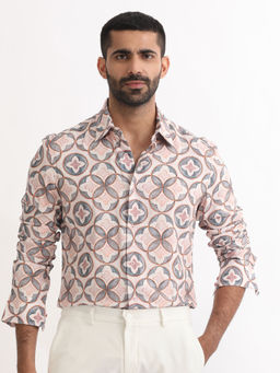 Rare Rabbit - Tiler Primary Multi-Color Casual Shirt