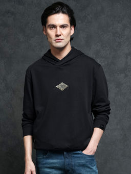 Rare Rabbit - Trivial Primary Black Sweatshirt