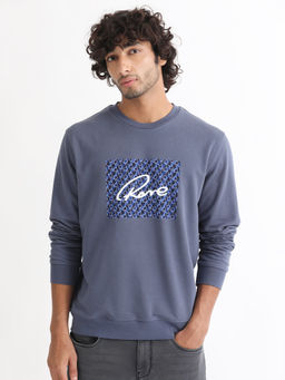 Rare Rabbit - Wilton Primary Blue Sweatshirt