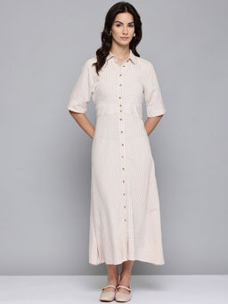 Scoup - Solid Rayon Shirt Dress