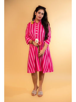 KARIGAR - Gulabi Gul Dress