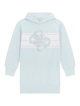 Guess - Cotton Pull On Blue Sweatshirt Hoodie for Girls