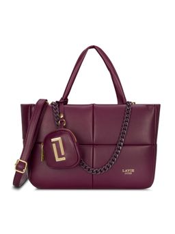 Lavie Luxe - Women's Puff26 Shoulder Bag (Wine) (Small)