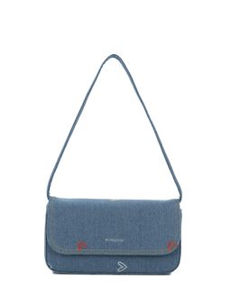 MIRAGGIO - Pola Shoulder Bag-Blue (Medium)