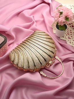 Toobacraft - Handicraft Women's Clutch Bag-Gold