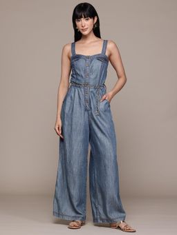 Label Ritu Kumar - Blue Jolene Jumpsuit