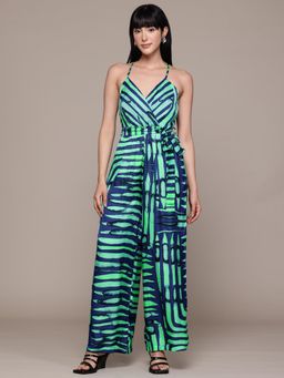 Label Ritu Kumar - Teal Odile Jumpsuit