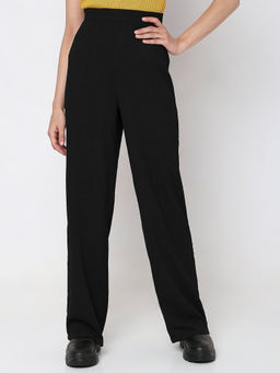VERO MODA - Black High Rise Wide Leg Pants