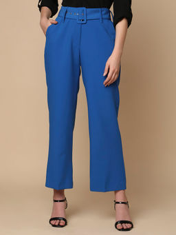 VERO MODA - Blue High Rise Belted Pants (Set of 2)
